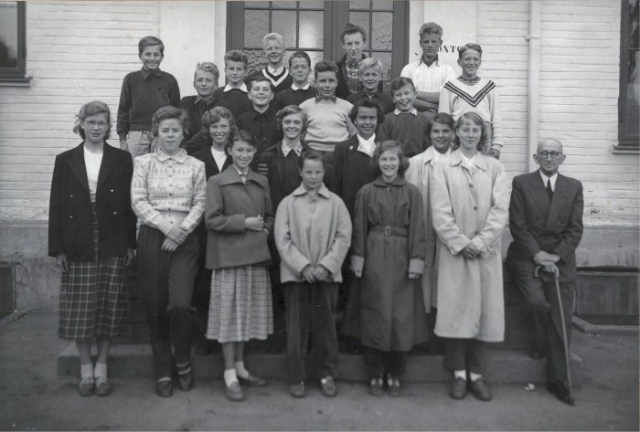 Klasse 7c 1953/54 p Vinderen skole
