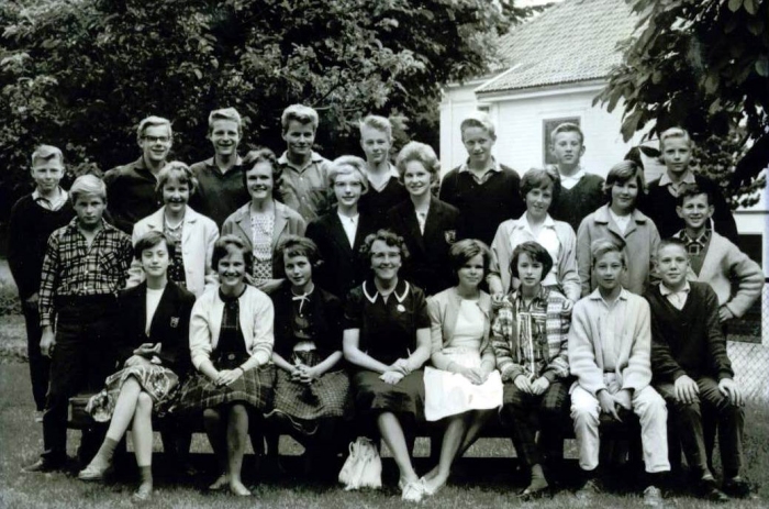 Klasse 7c 1960/61 p Vinderen skole