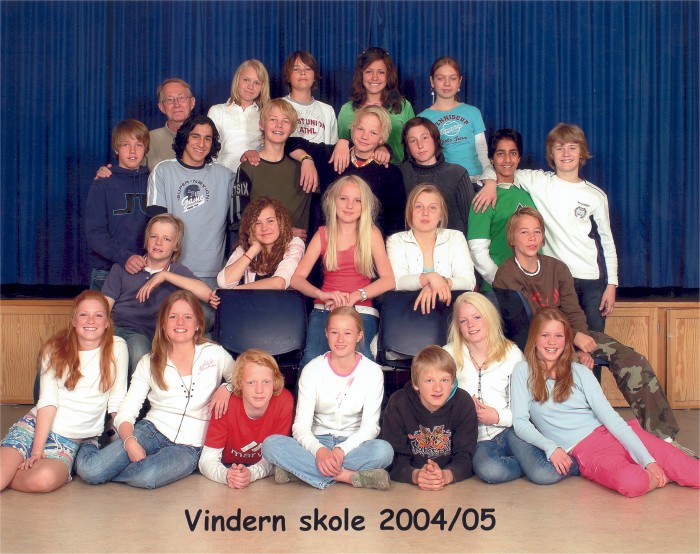 Klasse 7c 2004/05 p Vinderen skole